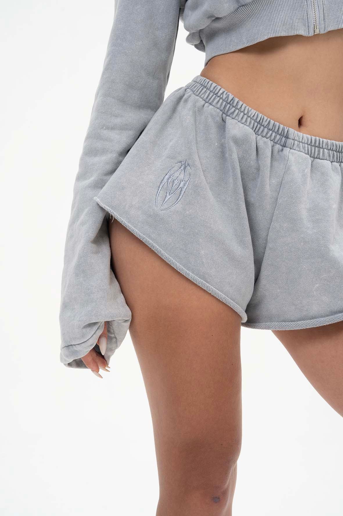 Shorts "Mini" snow grey