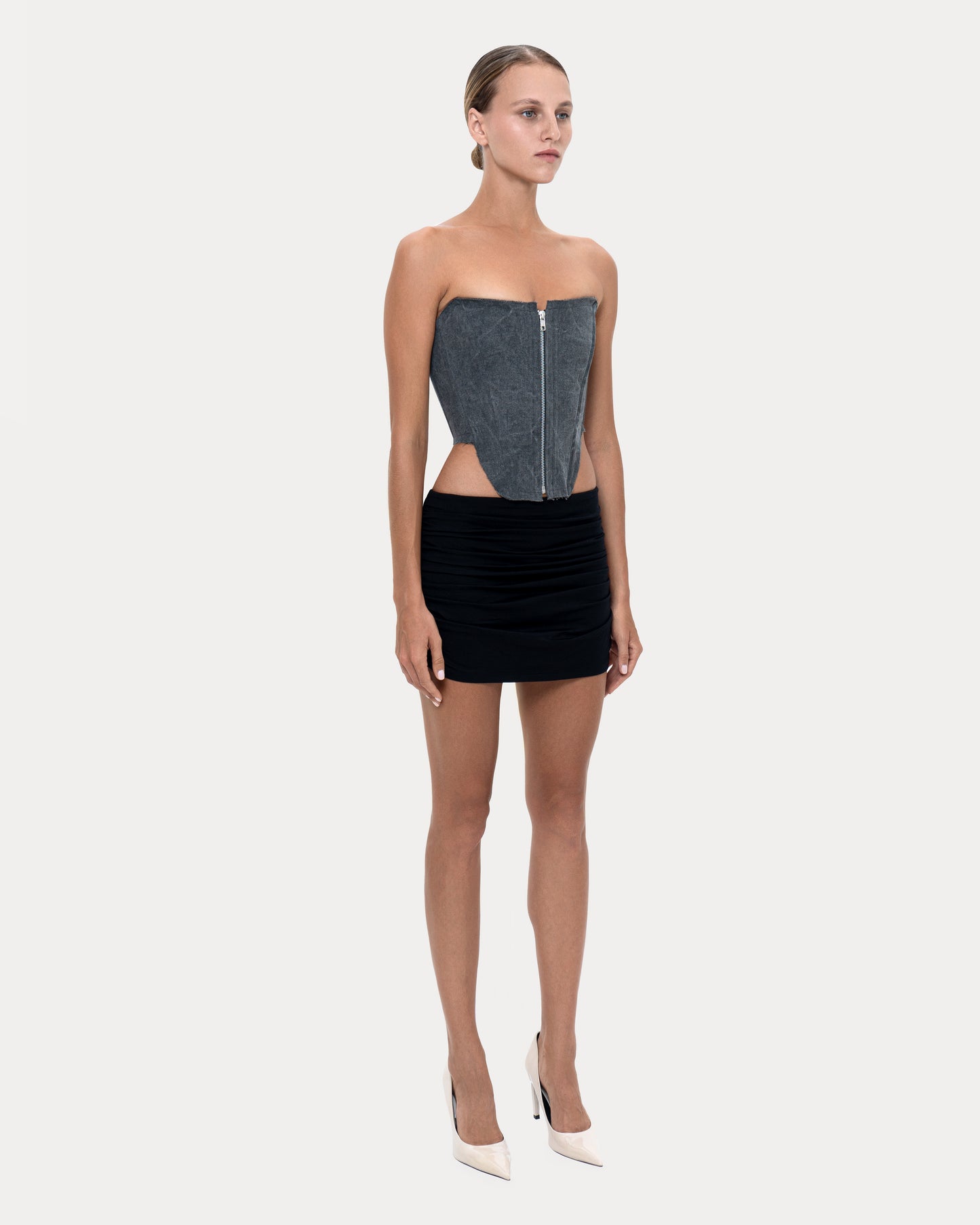 Corset "U" grey