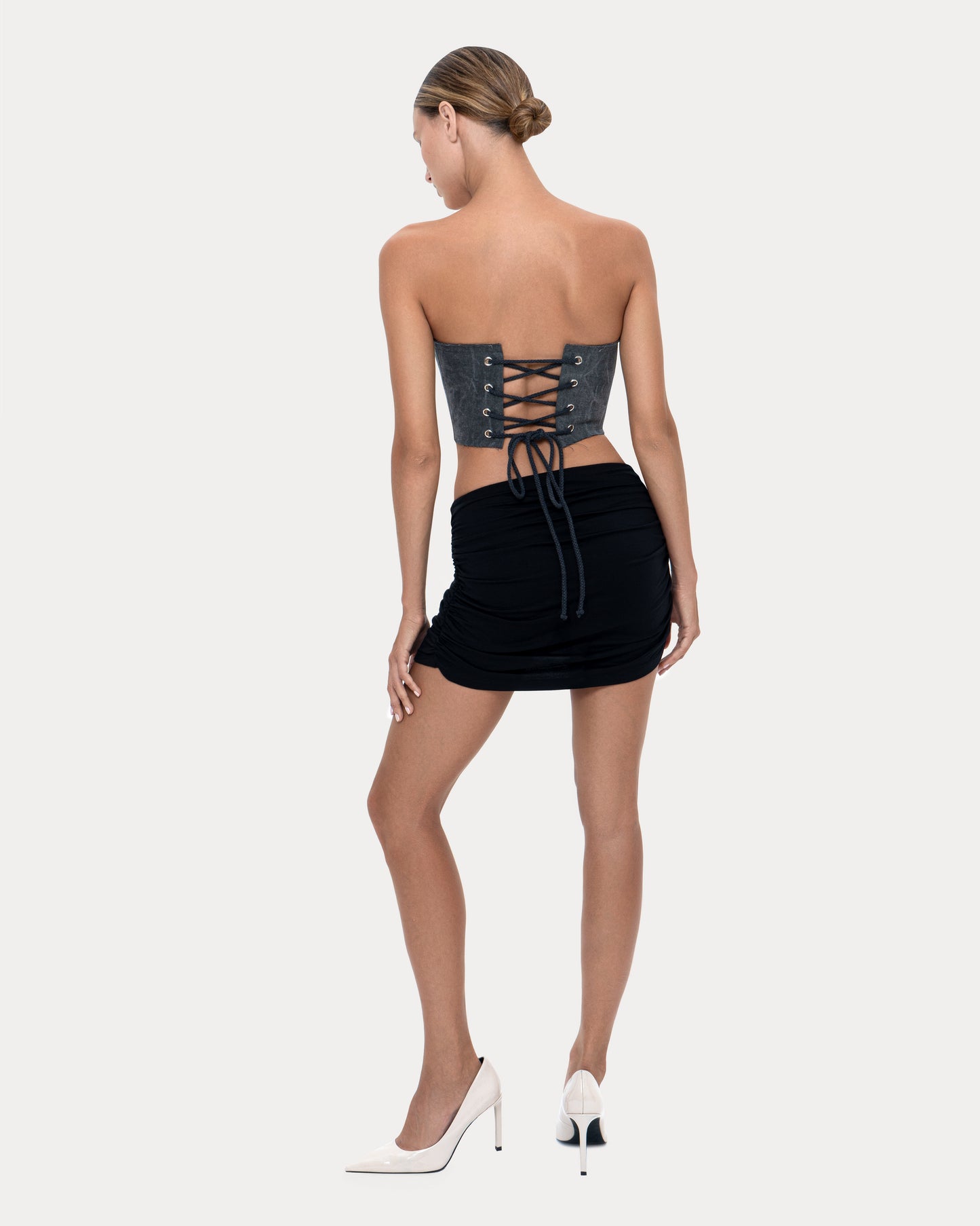 Corset "U" grey