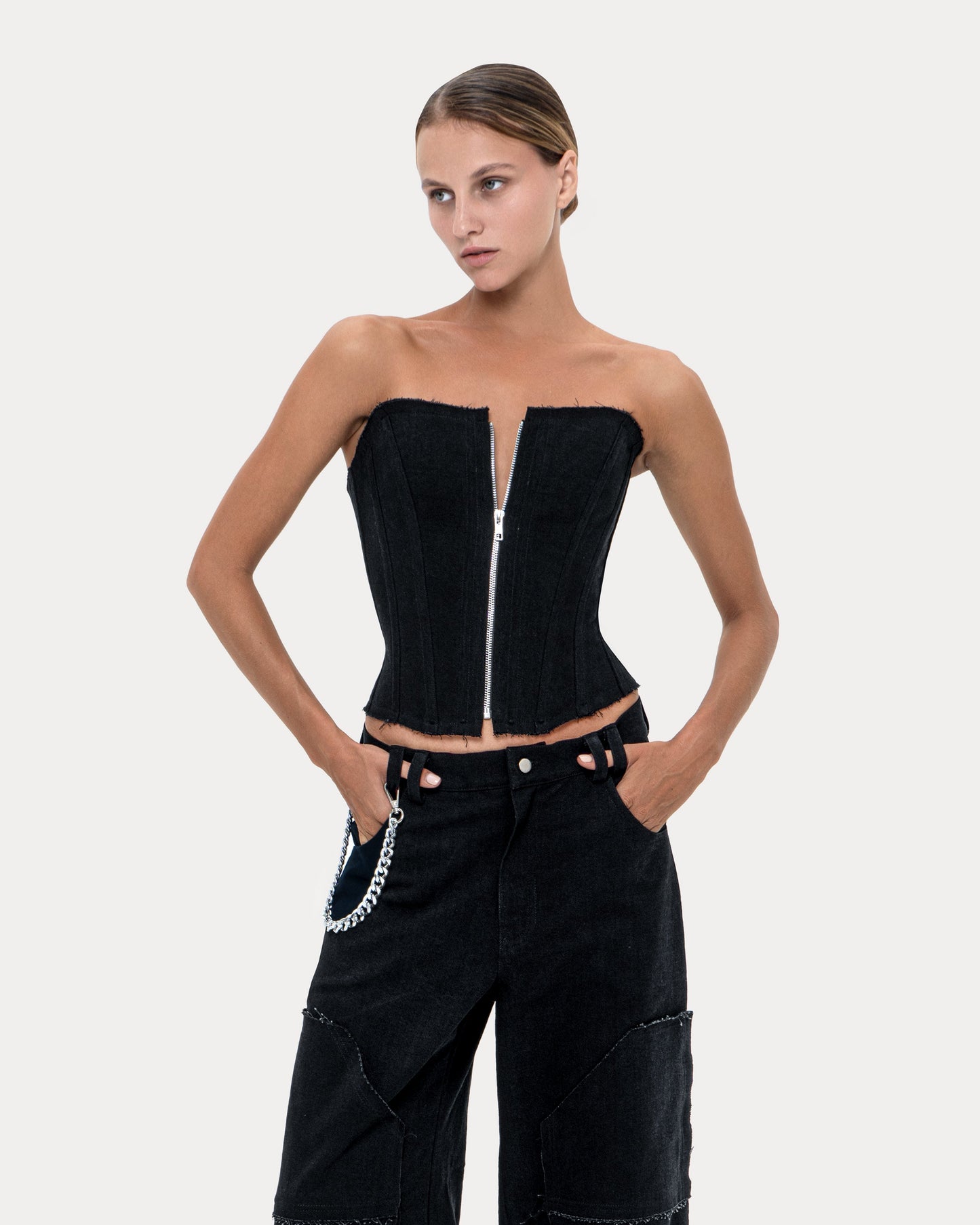 Corset "Long Slim" black