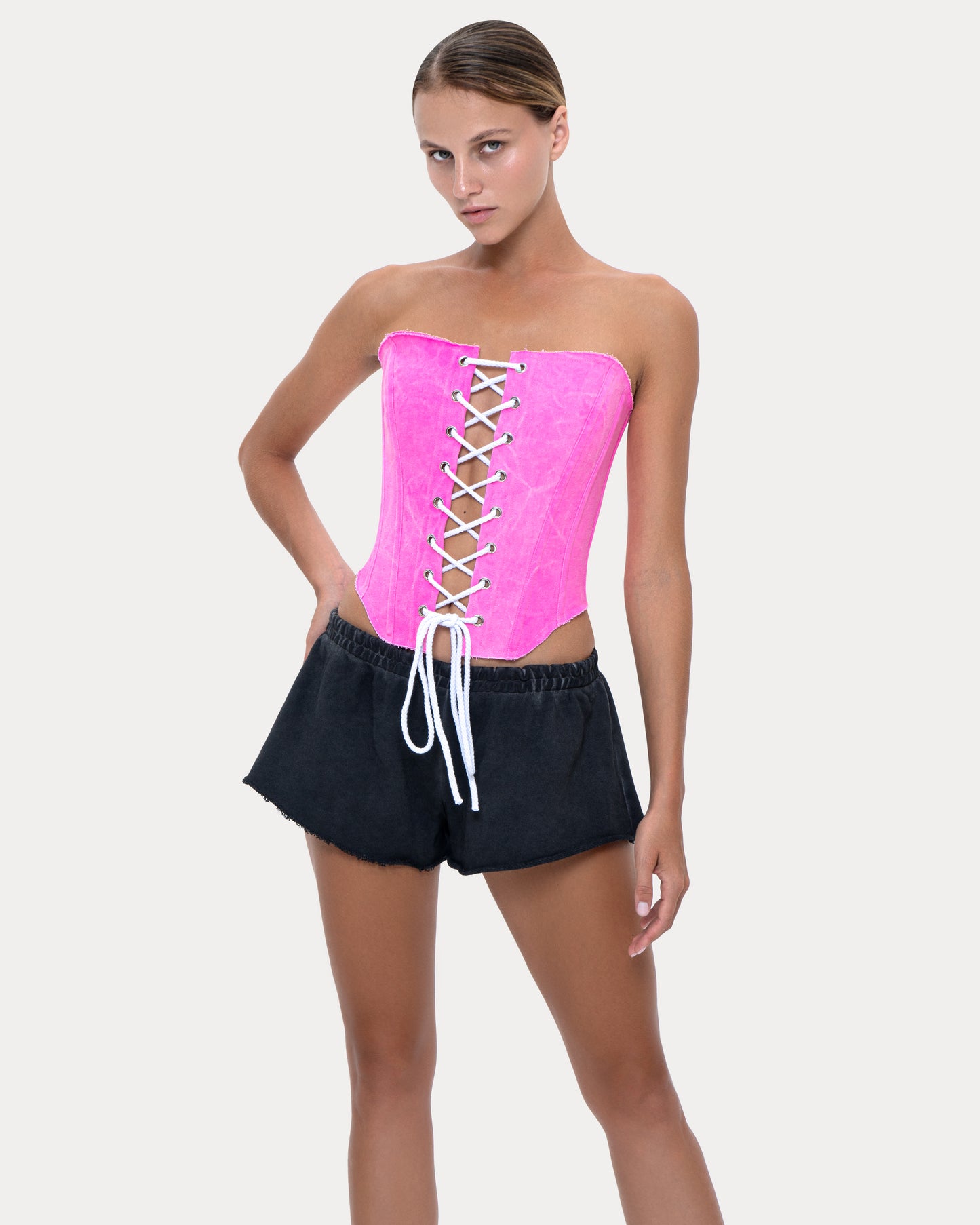 Corset "Butterfly" pink