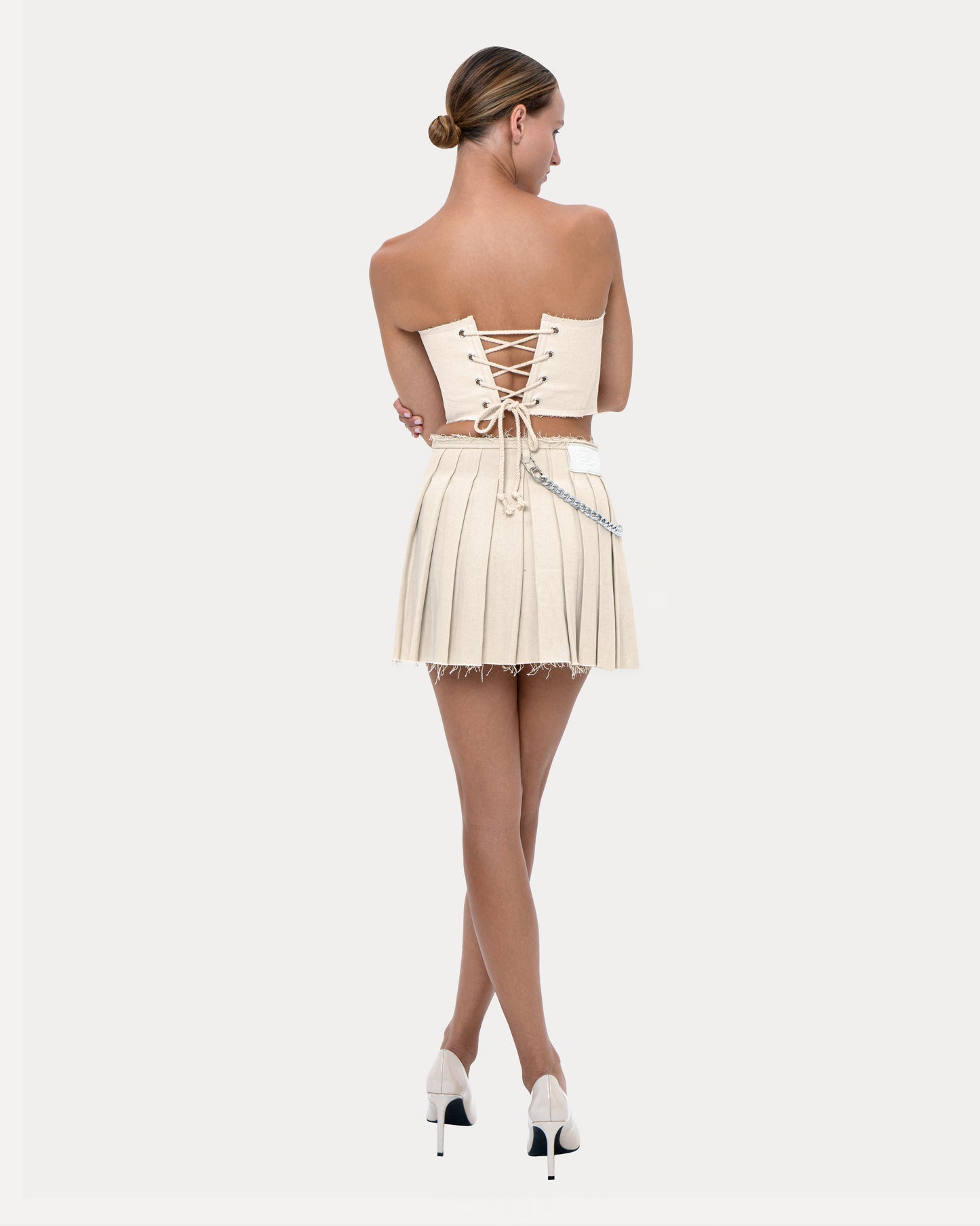 Corset "Short" beige