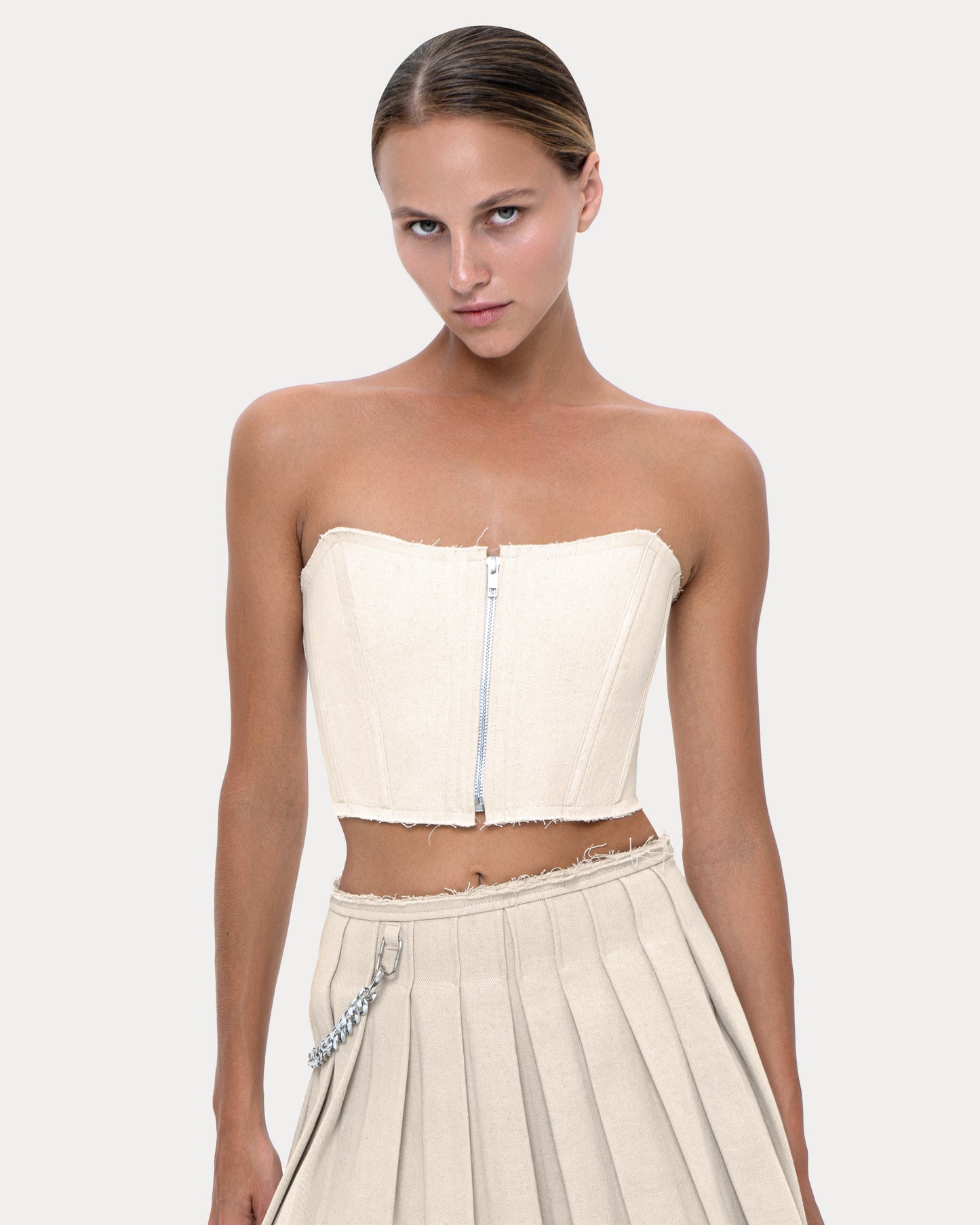 Corset "Short" beige
