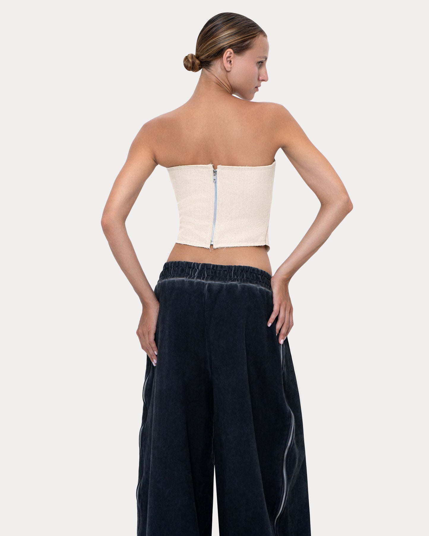 Corset "Butterfly" beige