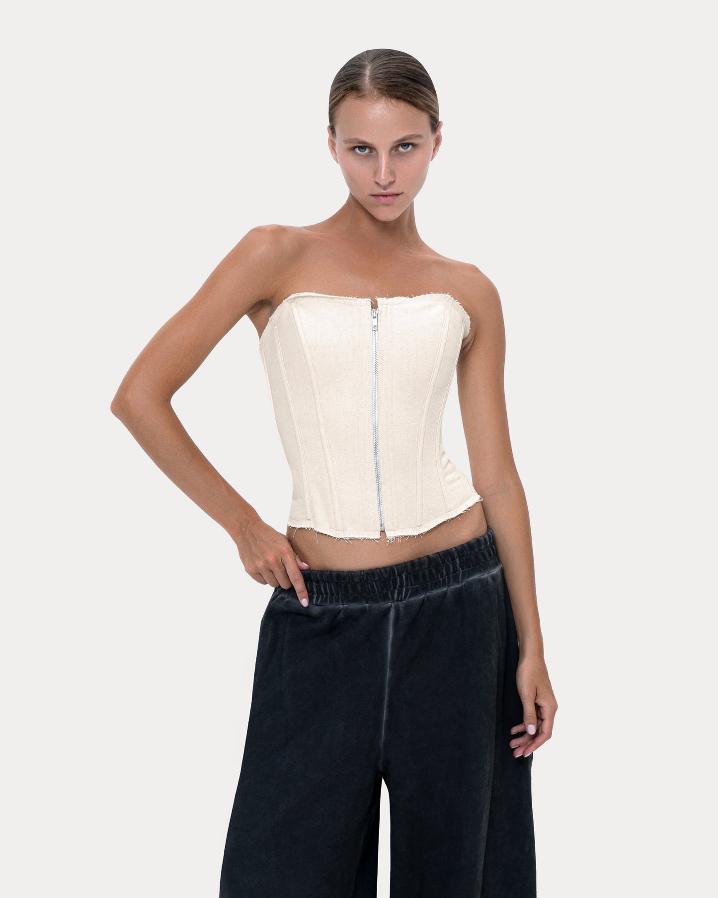 Corset "Long Slim" beige