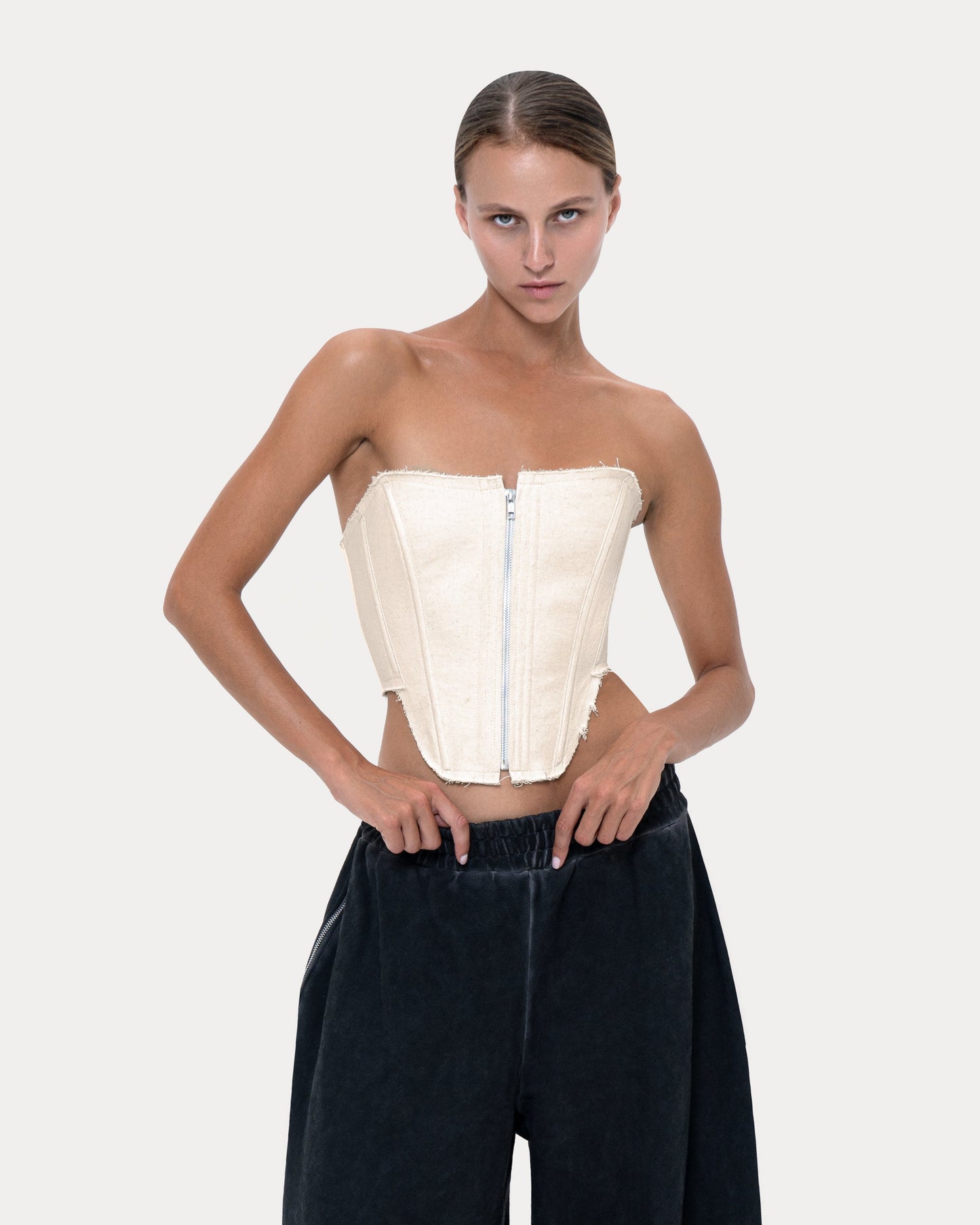 Corset "U" beige