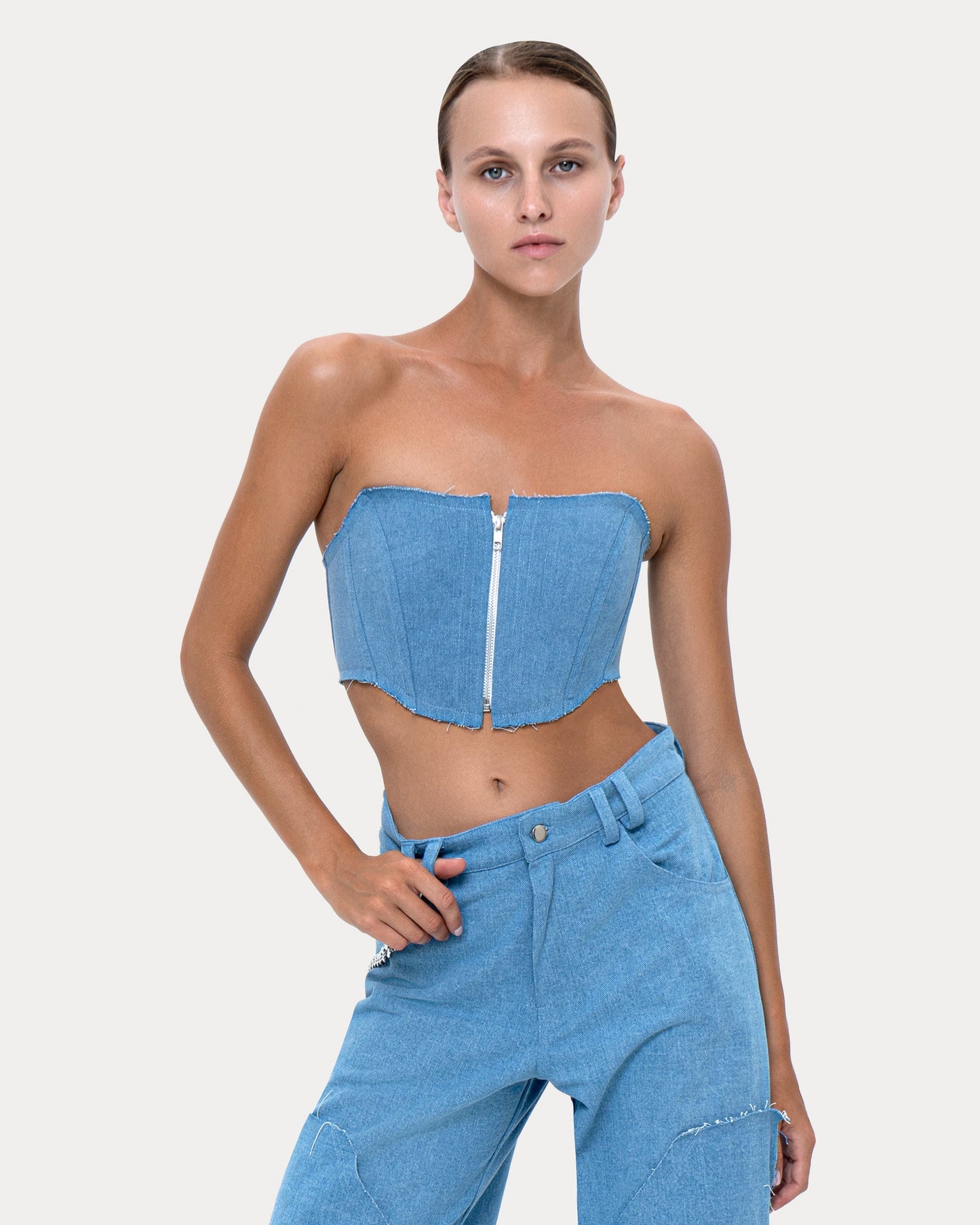 Corset "Mini" denim
