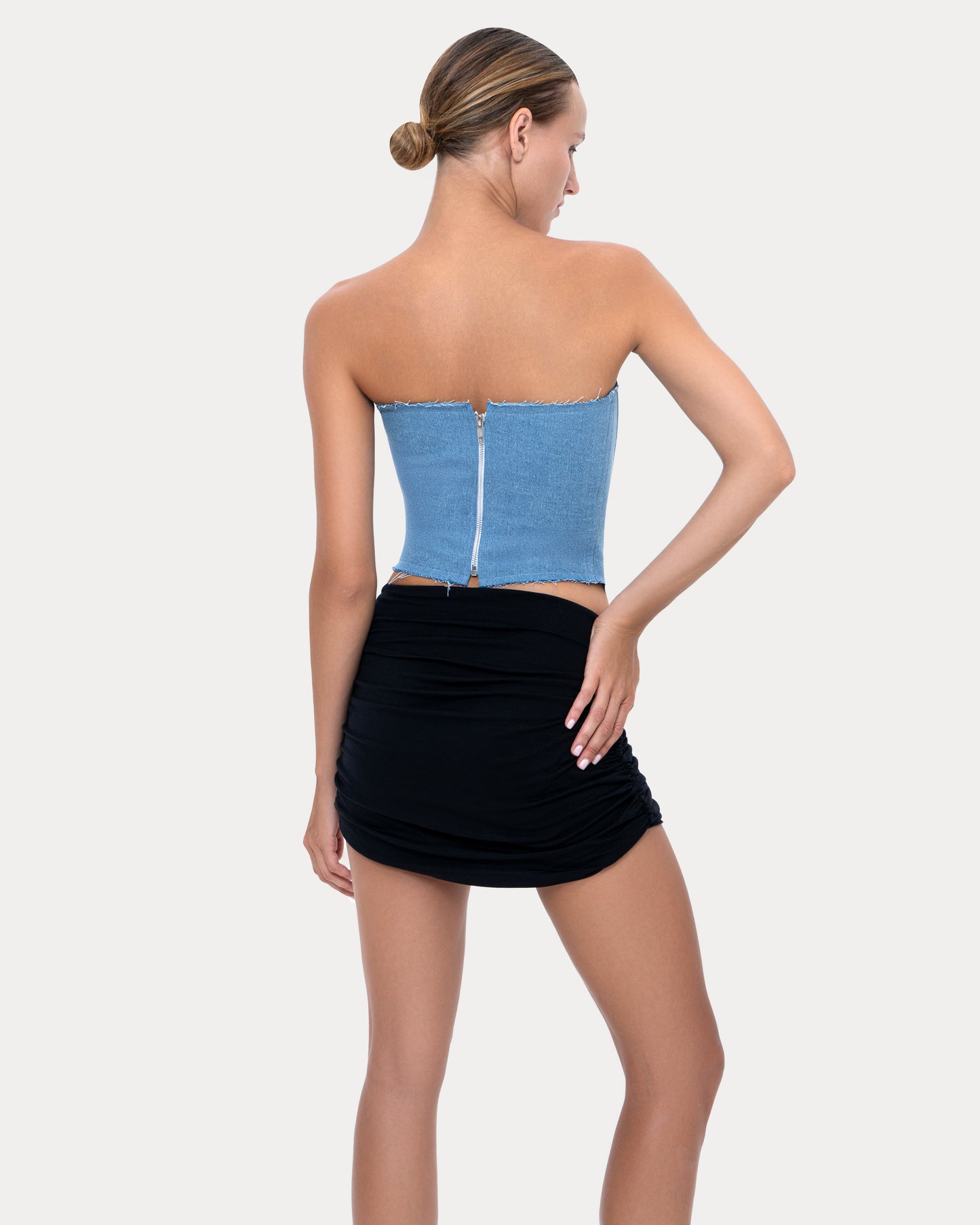 Corset "Butterfly" denim