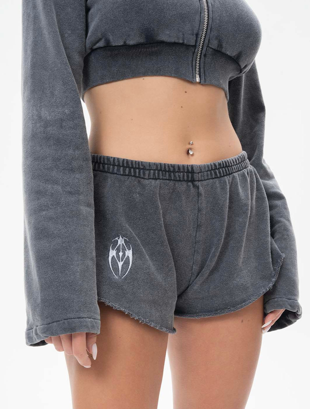 Shorts "Mini" grey stone