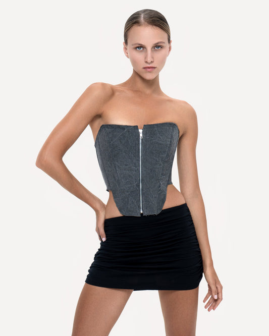 Corset "U" grey