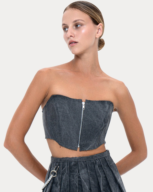 Corset "Mini" grey