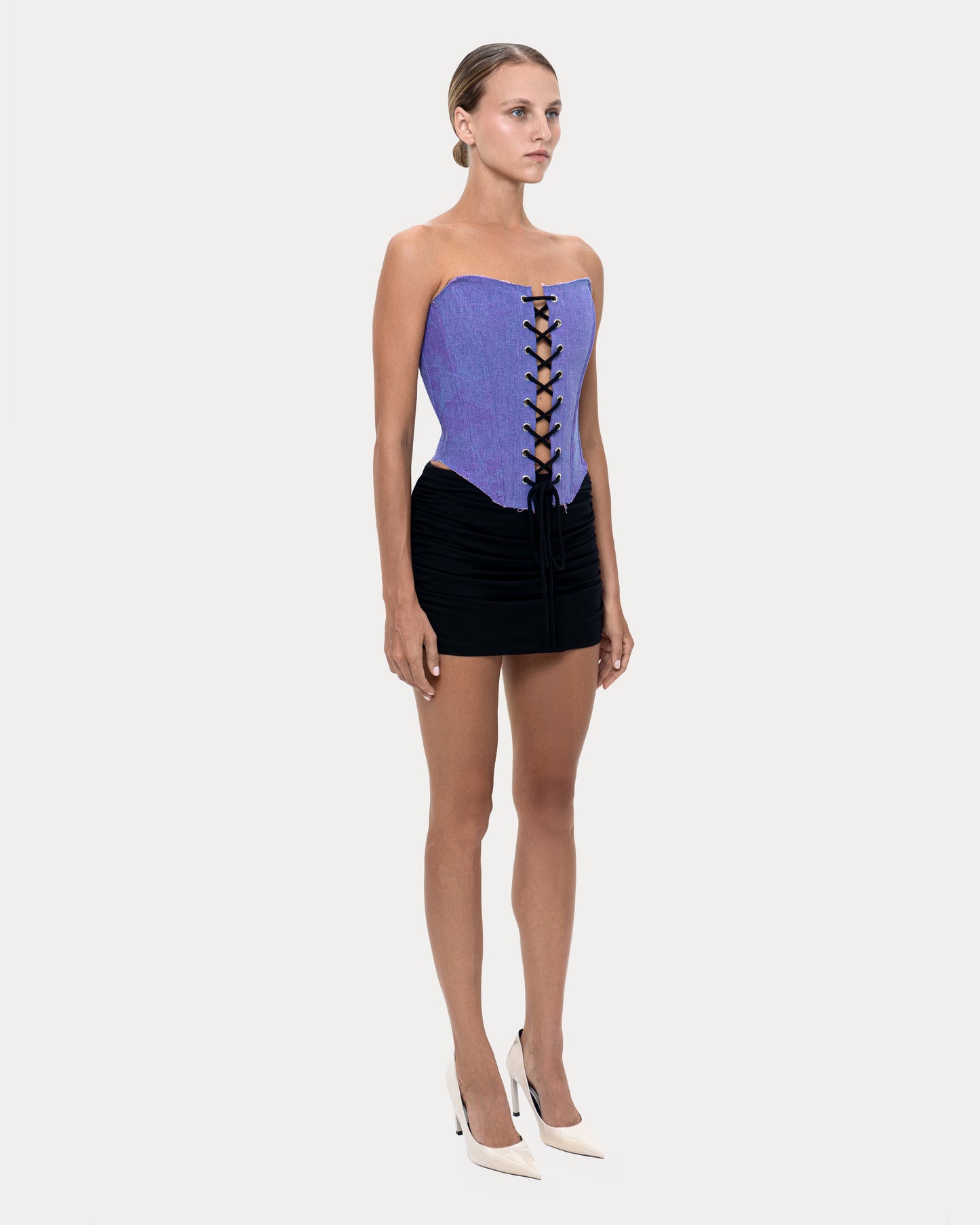 Corset "Butterfly" purple