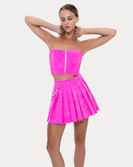 Skirt "Worker" pink