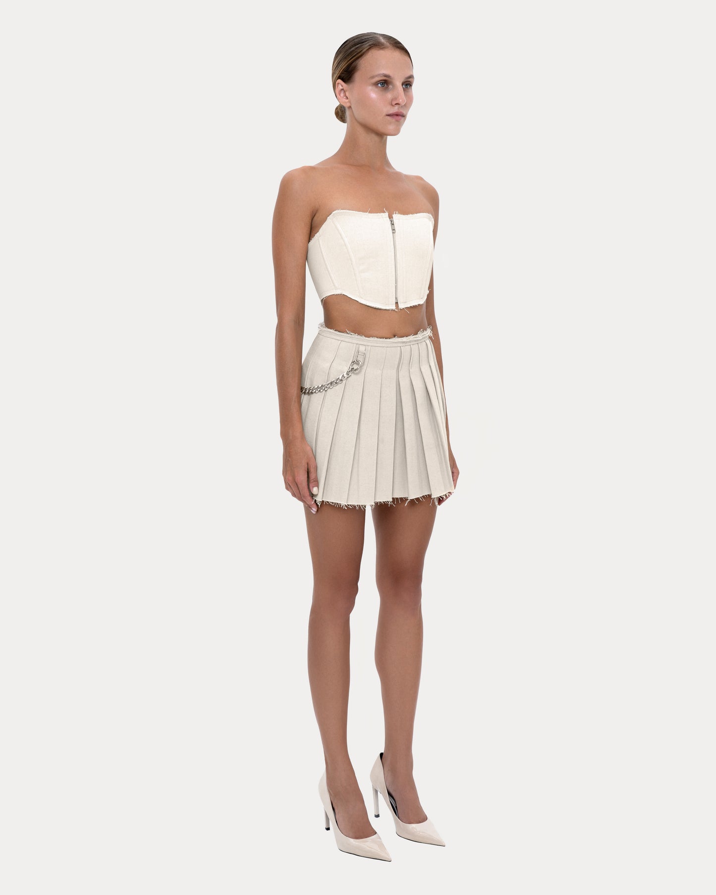 Skirt "Worker" beige