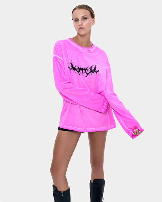 Longsleeve "Trible" pink