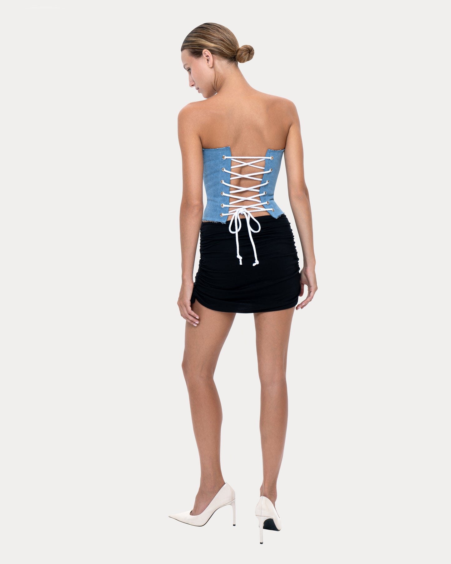 Corset "Long Slim" denim