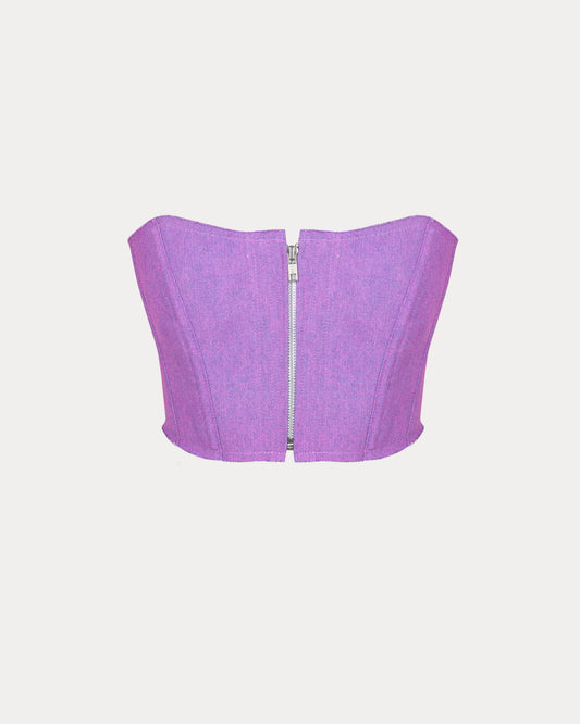 Corset "Short" purple