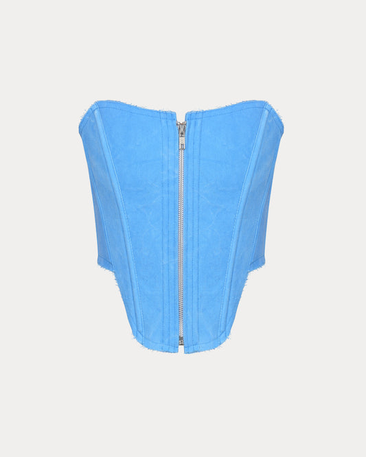 Corset "U" blue smoke