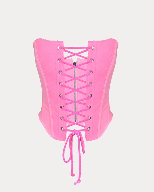 Corset "Butterfly" pink