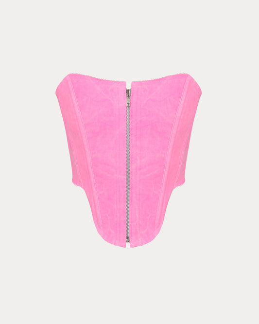 Corset "U" pink