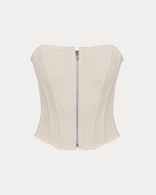 Corset "Long Slim"  beige
